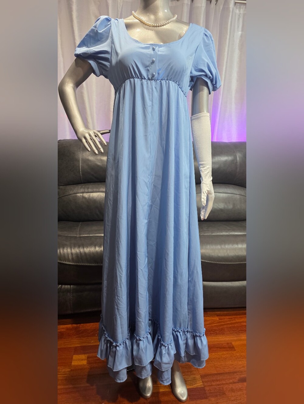 Adult MED PRINCESS Costume Cosplay HALLOWEEN Bridgerton Jane Austen Wendy Pe Pan